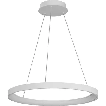 Redo 01-3911 Iconic, bílé závěsné svítidlo LED 50W 3000/4000K, tříkrokové stmívání, průměr 58cm