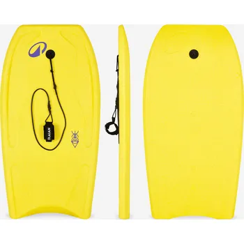Bodyboard DECATHLON Bodyboard 100 EPP pro začátečníky 36 FIALOVÁ|ORANŽOVÁ|ŽLUTÁ