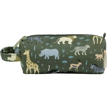 Penál A Little Lovely Company Pouzdro na pastelky - zvířata ze savany