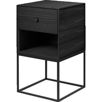 Úložný box Audo Copenhagen, Skříňka Frame 35 na rámu se zásuvkou černý jasan - Formadore