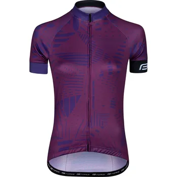 cyklistický dres FORCE dámský dres SHARD LADY kr. rukáv, růžový XS