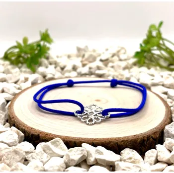 Náramek Certom Provázkový náramek se stříbrným přívěskem 0097