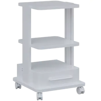 VPI - 502, přístrojový vozík, výškově stavitelné police, bílý