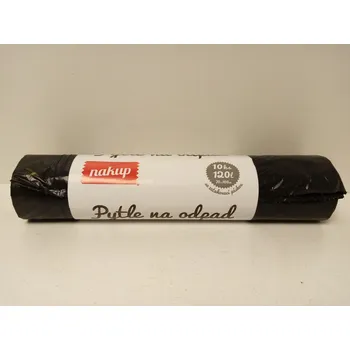 Pytle na odpadky Pytle na odpad se zatahovací páskou 70x100 cm 120 l