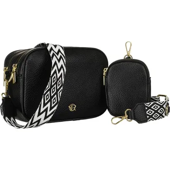 Kabelka Taška kabelka přes rameno Rovicky , eko kůže černá