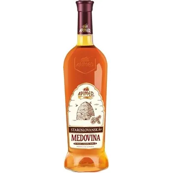Medovina Staroslovanská tmavá medovina lesní Apimed 0,5 l