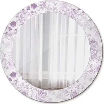 Zrcadlo Kulaté Zrcadlo do Obýváku Nástěnné Lebky 60cm