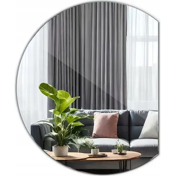 Zrcadlo Zrcadlo Nástěnné Kulaté Fazetované v Loft Skandinávském Stylu Organický Tvar