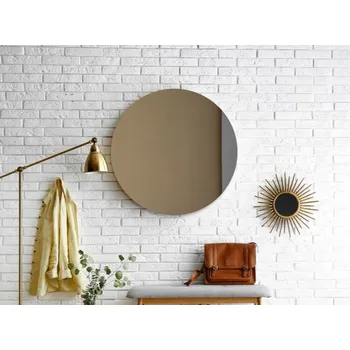 Zrcadlo PURE RONDE kulaté zrcadlo na chodbu do předsíně Ø 80 cm s leštěnou hranou do koupelny na zeď 411-354 411-620 411-637