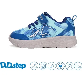 Dětská treková obuv D.D.step chlapecké tenisky F083-51624BL Barva: modrá, Velikost: 32