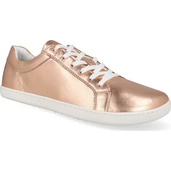 Dámské tenisky Barefoot dámské tenisky Shapen - Feelin Uni Rose Gold Leather růžové Velikost: 37