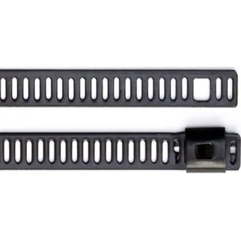 Stahovací páska Kabelová vázací páska Žebřík 225mm 7 mm Černá Nerezová ocel s polyesterovým potahem RS PRO