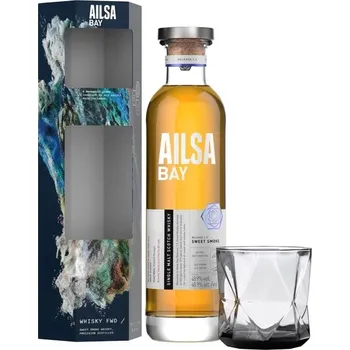Whisky Ailsa Bay + 1 sklo 48.9% 0,7l (dárkové balení 1 sklenice)