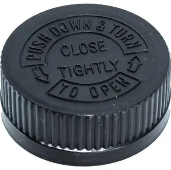 Vonný olej BEWIT Uzávěr plastový černý šroubovací na lahvičku 100 ml se širokým hrdlem - 192 ks