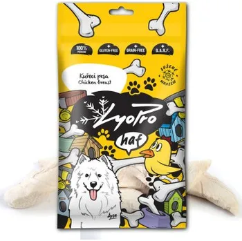 Krmivo pro psa Kuřecí prsa sušené mrazem 50g Lyopro LY06