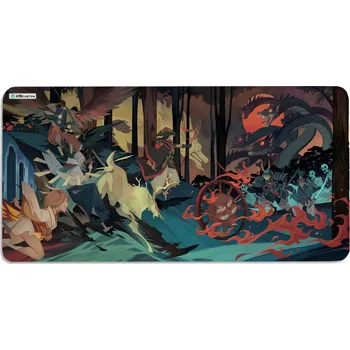 Podložka pod myš VELKÁ PODLOŽKA POD MYŠ MYŠ 120x60 cm XXXL KBcustom Psací stůl Cartoo 48