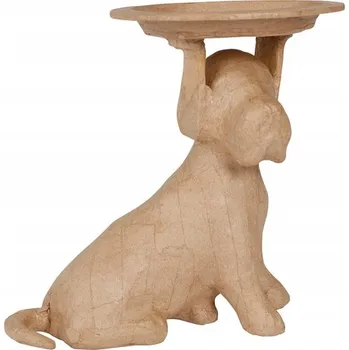 Obraz Skvělé DOPLŇKY pro DECOUPAGE Ruční práce Pes s Táckem 24 x 15 x 20,5 cm