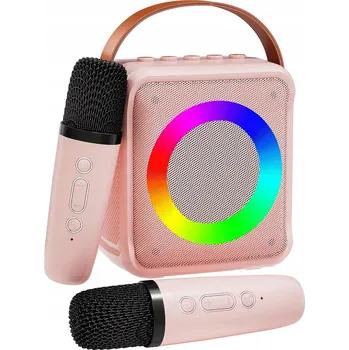 Bluetooth reproduktor REPRODUKTOR MIKROFON KARAOKE BLUETOOTH SE 2 MIKROFONY PRO DĚTI I DOSPĚLÉ