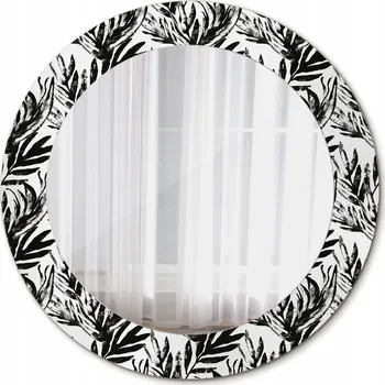 Zrcadlo Nástěnné zrcadlo se skleněným fotorámečkem Monstera 60