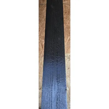 Plotovka Tesařství Luňáček s.r.o Dřevěné plotovky opalované 18x95x1000 - severský smrk Rozměr plotovky: 18x95x1000 mm - rovné zakončení, Odstín plotovky: KROKODÝLÍ KŮŽE