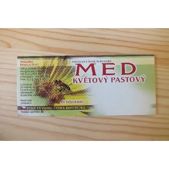 Samolepící etiketa - med (květový pastový)