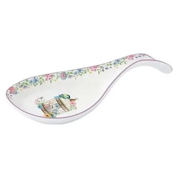 Porcelánová odkládací lžíce na vařečky Spring Bloom