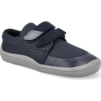 Dětská móda Barefoot dětské tenisky Beda - Philip tmavě modré Velikost: 29