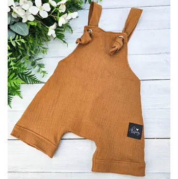 Dívčí kraťasy Kulišárny Laclové kraťásky mušelín BRONZ VELIKOST: 92