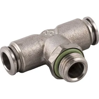 Pneumatická rychlospojka, řada: 70216, Niklovaná mosaz, přípojka se závitem: 1/8 in Male Se závitem, trubice 4mm RS PRO