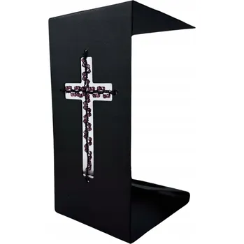 Svíčka KOVÁNÍ HŘBITOVNÍ SVÍČKA UNIKÁT, S FIALOVÝMI SKLENĚNÝMI KORÁLKY, VÝŠKA 20 cm, RUČNÍ PRÁCE