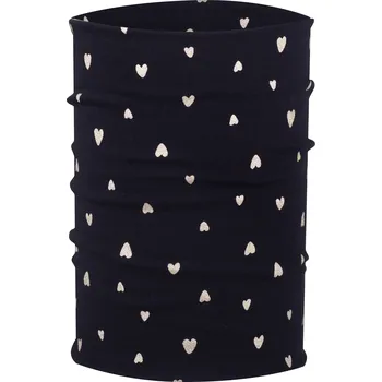Nákrčník Ebbie Bavlněný nákrčník - ZLATÁ SRDÍČKA NA ČERNÉ Velikost: dětský mini
