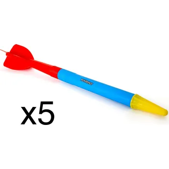 POWER SHOT 5 x 600g pěnových oštěpů - ideální pro začátečníky MODRÁ