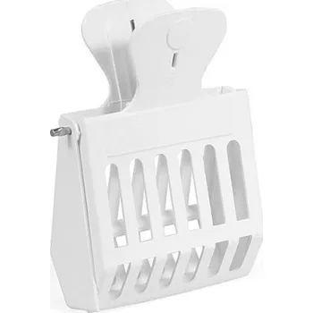 Výchytka z plastu BÍLÁ - skřipec