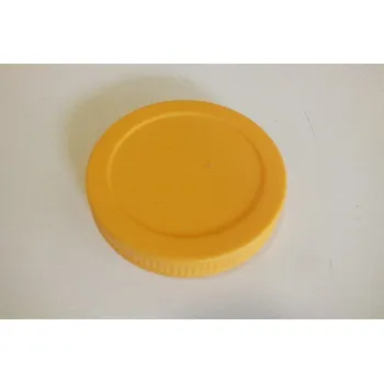 Víčko na zavařovací sklenici Víčko - PLAST žluté