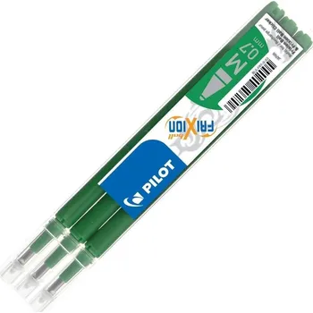 Náplň do pera PILOT, stíratelná zelená náplň do pera Frixion, zelená