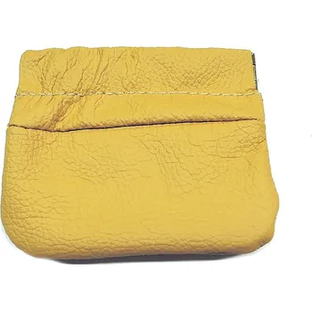 Pokladní systém Krol 9616 kožená kapsa na drobné žlutá