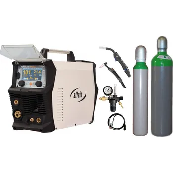 Svářečka ALFA IN PERUN 200 SDpulse + MIG + TIG příslušenství SET MAX