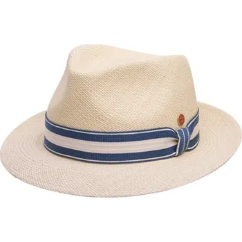 Klobouk Panamský klobouk Trilby s menší krempou s vícebarevnou stuhou -UV faktor 80 - Mayser Maleo Velikost: 61 cm (XL)