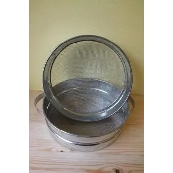 Cedník dvojitý NEREZ vypouklý s oušky