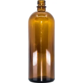 BEWIT Lahvička skleněná hnědá lesklá, 200 ml, GL18