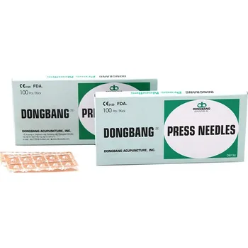Masážní příslušenství DongBang Jednorázové jehly pro akupunkturu uší 100 ks Velikost: 1 mm