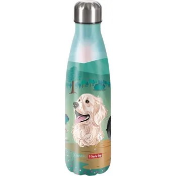 Svačinový box Izolovaná láhev na pití z nerezové oceli 0,5 l, Dog Basty