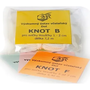 Výroba svíčky Knot k výrobě svíček - různé druhy