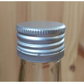 Uzávěr stříbrný 28x18 plech