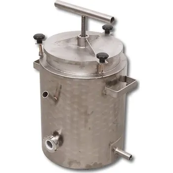 Vařák na vosk nerezový s lisem 35 l