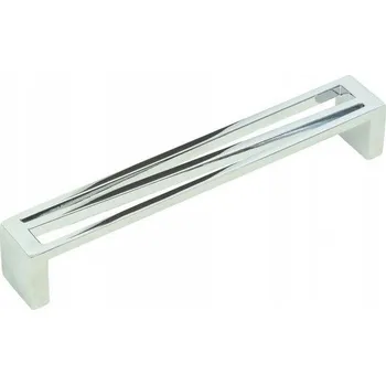 Nábytkové kování Klasická Nábytková Úchytka Rozteč 128 MM CHROM