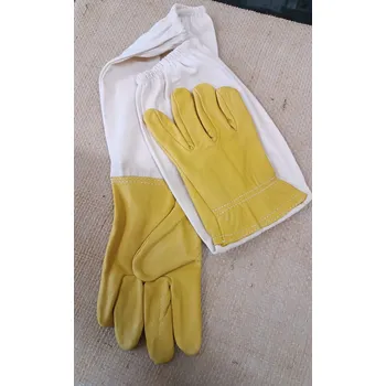Včelařské rukavice žluté vel. M