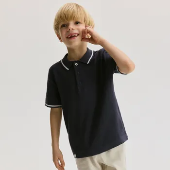 Chlapecká mikina Reserved - Polo tričko - ocelově modrá - 815BE-95X - 815BE-95X-164