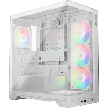 PC skříň ADATA XPG INVADER X/Midi Tower/Transpar./Bílá