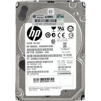 Interní pevný disk HP 693569-004 900GB 64MB 10K SAS-2 2,5" EG0900FCVBL